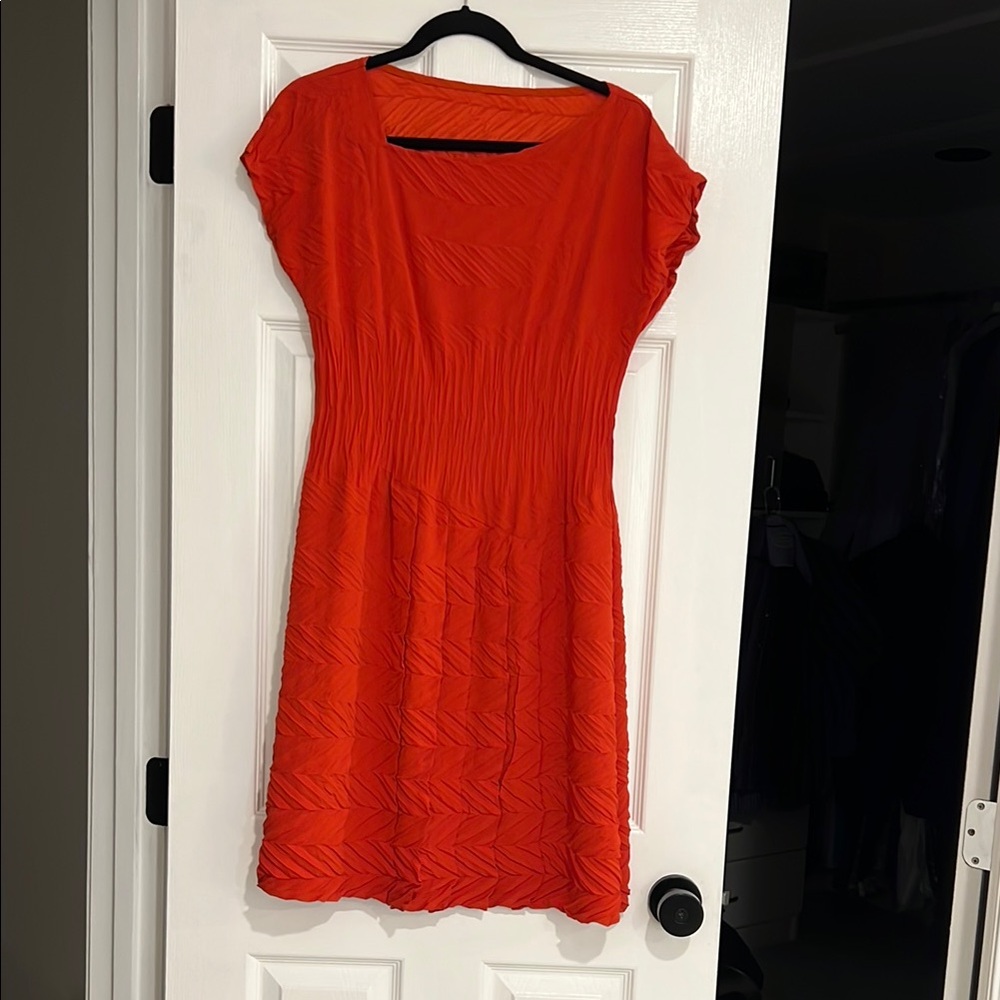 Elegant Orange Dress